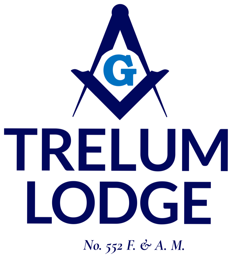 Trelum Lodge No. 552 F. & A. M. with the square and compasses